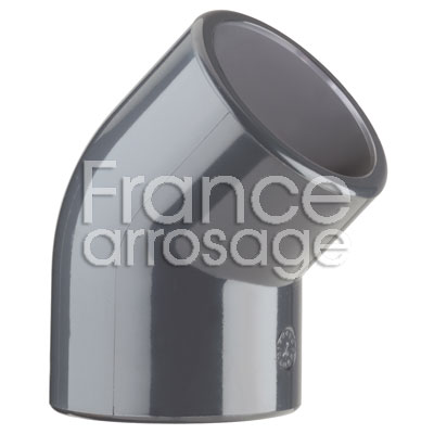 COUDE PVC 45°   40