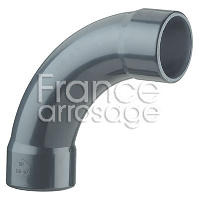 COURBE PVC 90°  GR 75 FF