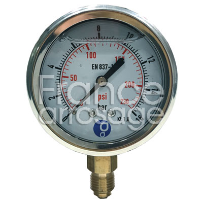 MANO RAD GLYC 0 - 2.5 bars