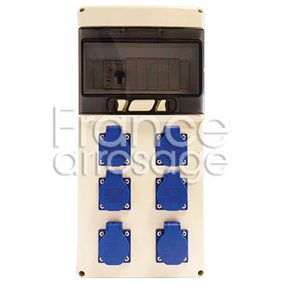 COFFRET EXT 6 PRISES IP65