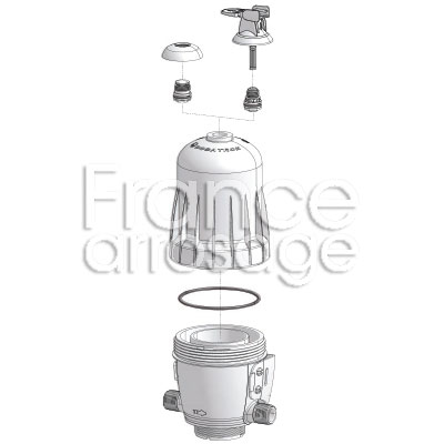 ENS. CLOCHE PVDF BY-PASS+JOINT