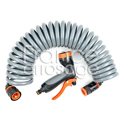 [255513] TUYAU SPIRAL EVA 15M + PISTOLET