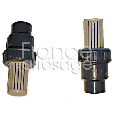 [30CREP0490H] CREPINE 1 1/2 + CLAPET PVC