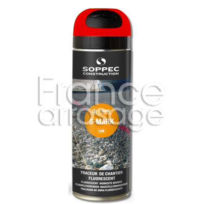 [81TRACMROUGE] TRACEUR FLUO S MARK ROUGE